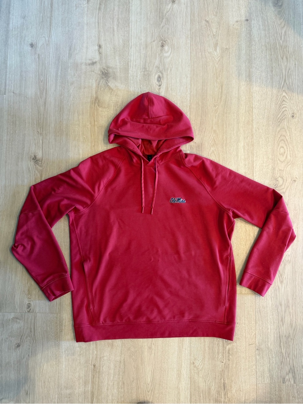 Lululemon XXL Ole Miss Rebels Hoodie Red Pullover NCAA University Mississippi